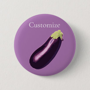 Eggplant Thunder_Cove 6 Cm Round Badge