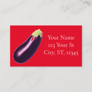 Eggplant Thunder_Cove  Business Card