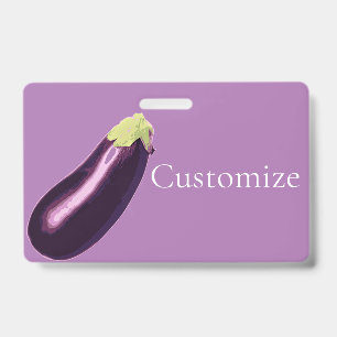 Eggplant Thunder_Cove  ID Badge