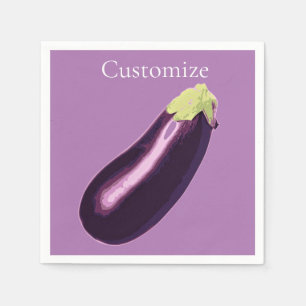 Eggplant Thunder_Cove  Napkin