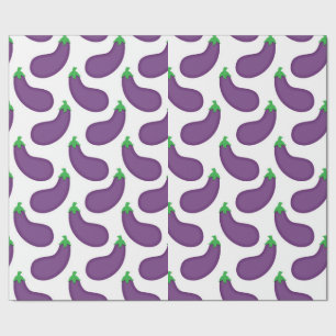 Eggplant Wrapping Paper