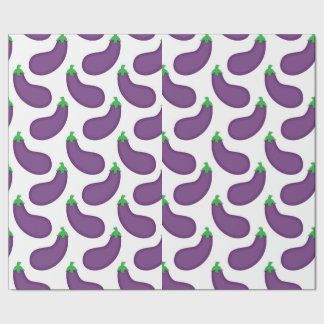 Eggplant Wrapping Paper