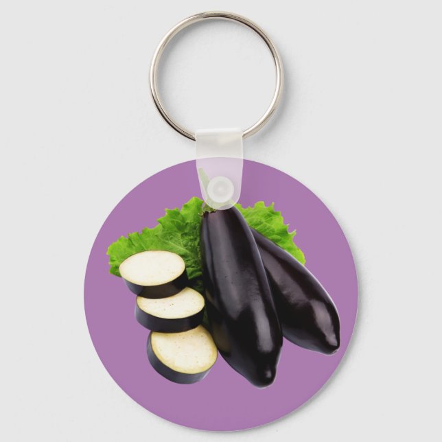 eggplants 2   key ring (Front)