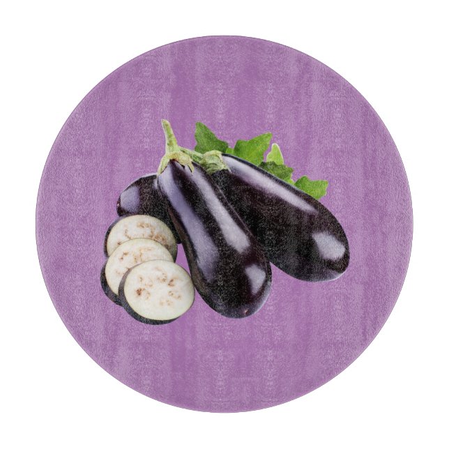 eggplants  cutting board (Front)