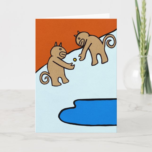 EGGROLLER  Greeting Card (Front)