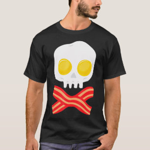Eggs And Bacon Crossbones Keto Diet Ketosis  T-Shirt