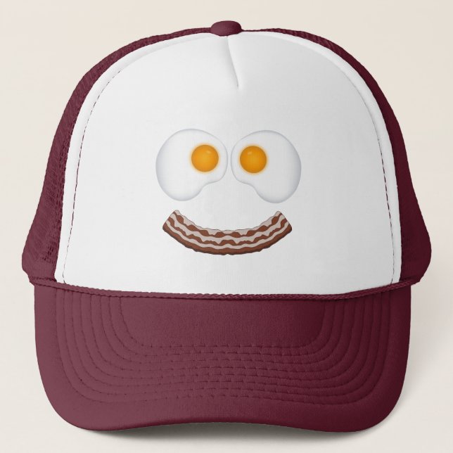 Eggs and Bacon Grin Hat (Front)