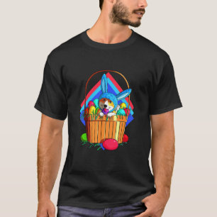 Eggs Bunny Dog Corgi T-Shirt
