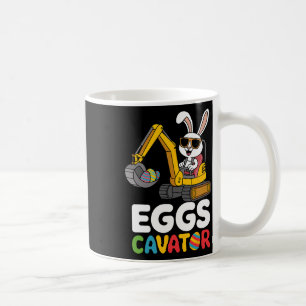 Eggs Cavator Easter Bunny Excavator Toddler Boys E Coffee Mug