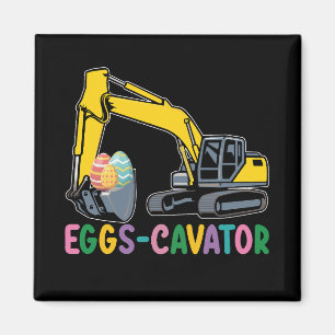 Eggs Cavator Easter Egg Hunt Excavator Magnet