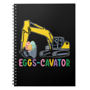 Eggs Cavator Easter Egg Hunt Excavator Notebook