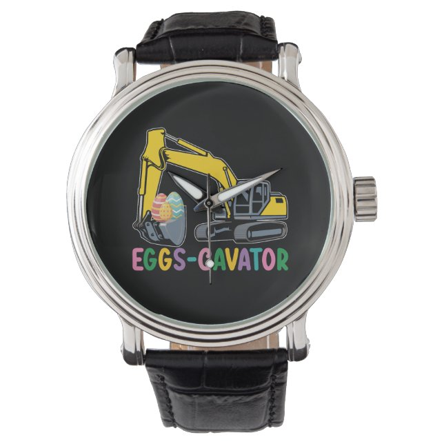 Eggs Cavator Easter Egg Hunt Excavator Watch (Front)