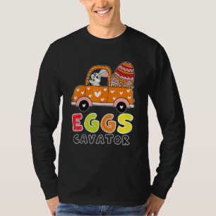 Eggs Cavator Egg Hunter Kids Toddler Girl Boy East T-Shirt