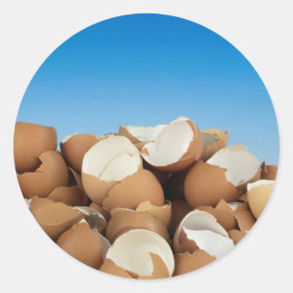 Eggs Classic Round Sticker