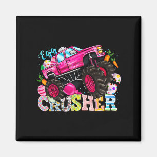 Eggs Crusher Easter Day Monster Truck Kids Spring Magnet