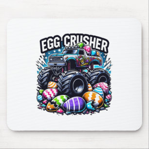 Eggs Crusher Easter Day Monster Truck Kids Toddler Mouse Pad