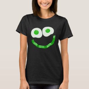 Eggs Ham Smile Face Brunch Breakfast Costume St Pa T-Shirt