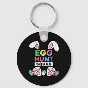 Eggs Hunt Squad Shirt Hunting Season Funny Easter  Key Ring