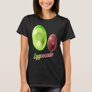 Eggs Painted As Avocado Eggvocado For Hunt on Eggs T-Shirt