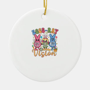 Eggs Ray Vision Happy Easter Day Xray Technician R Ceramic Ornament