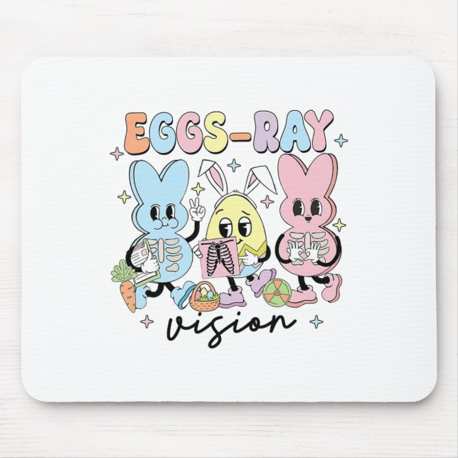 Eggs Ray Vision Nurse Easter Xray Technologist Rad Mouse Pad (Front)