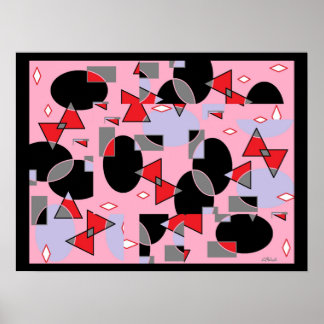 Eggs Scrappled Black Poster