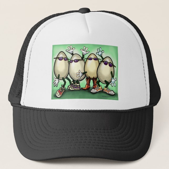Eggs Trucker Hat (Front)
