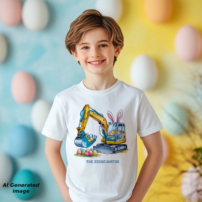 Eggscavator 5000 Easter Egg Champion Toddler T-Shirt (Creator Uploaded)