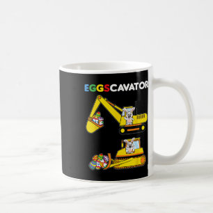 Eggscavator Easter Bunny Rabbit Egg Hunting Heavy Coffee Mug