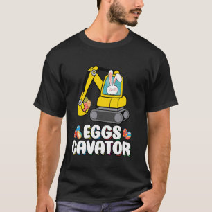 Eggscavator Easter Egg Hunt Construction Truck Tod T-Shirt