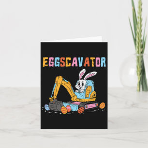Eggscavator Easter Egg Hunt Construction Trucks To Card