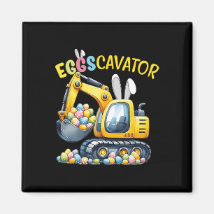 Eggscavator Easter Egg Hunt Construction Trucks To Magnet
