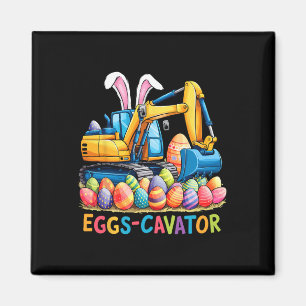 Eggscavator Easter Egg Hunt Construction Trucks To Magnet