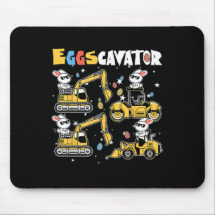 Eggscavator Easter Egg Hunt Construction Trucks To Mouse Pad