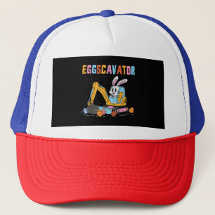 Eggscavator Easter Egg Hunt Construction Trucks To Trucker Hat