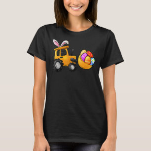 EggsCavator Excavator Egg Hunting Boys Happy Easte T-Shirt