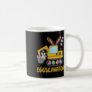 Eggscavator Happy Easter Excavator Hunting Egg Boy Coffee Mug