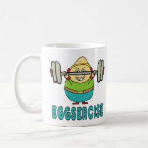 Eggsercise Egg Pun Exercise Coffee Mug