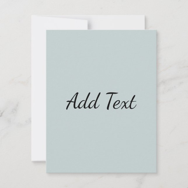 Eggshell Blue Card (Front)