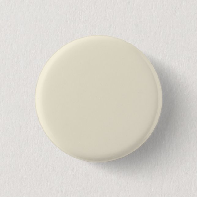 Eggshell Solid Colour 3 Cm Round Badge (Front)