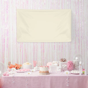 Eggshell Solid Colour Banner