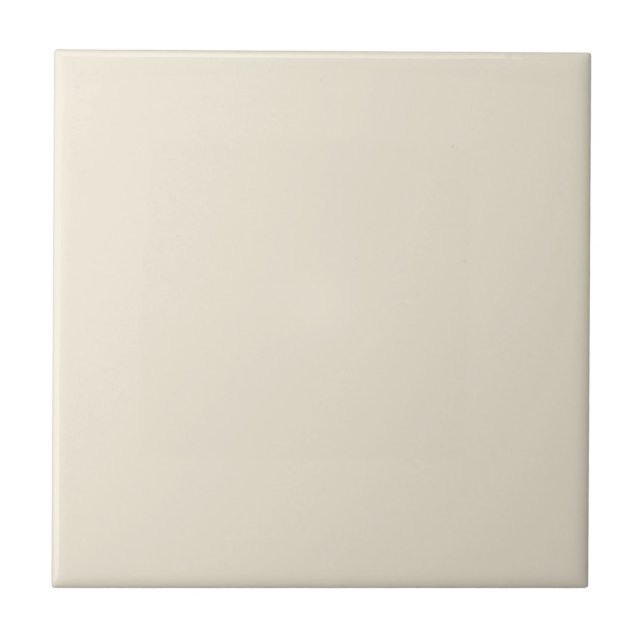 Eggshell Solid Colour Ceramic Tile (Front)