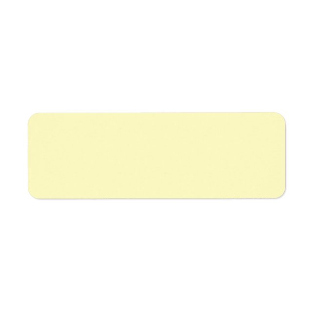 Eggshell(solid colour) return address label (Front)