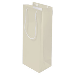 Eggshell Solid Colour Wine Gift Bag