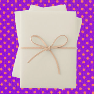 Eggshell Solid Colour Wrapping Paper Sheet