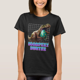 Eggspert Easter Eggs Hunt Dinosaur Easter Bunnies T-Shirt