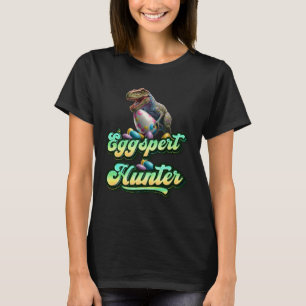 Eggspert Easter Eggs Hunter Easter Dinosaur Egg  4 T-Shirt