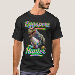 Eggspert Easter Eggs Hunter Easter Dinosaur Egg 5 T-Shirt