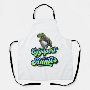 Eggspert Easter Eggs Hunter Easter Dinosaur Egg Apron