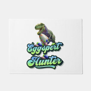 Eggspert Easter Eggs Hunter Easter Dinosaur Egg Doormat